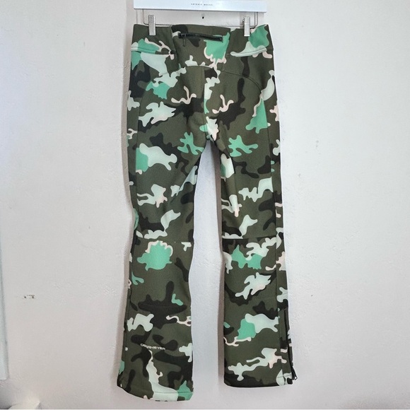 Obermeyer Clio Camo Print Womens Softshell Pant Size 6 Ski Snowboard Winter NWT - Picture 6 of 13